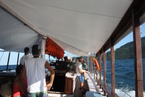 Boat ride to Ilha Grande