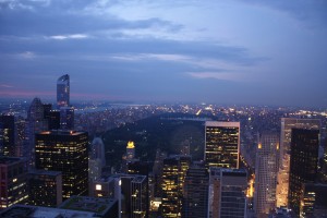 New York as seen from Rockefeller Center