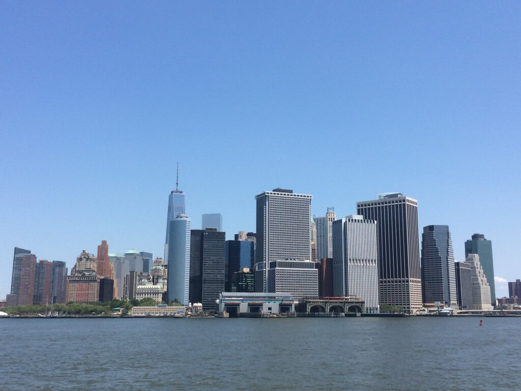 New York as seen from Governors Island