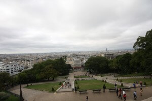 View on Paris from Montmartre