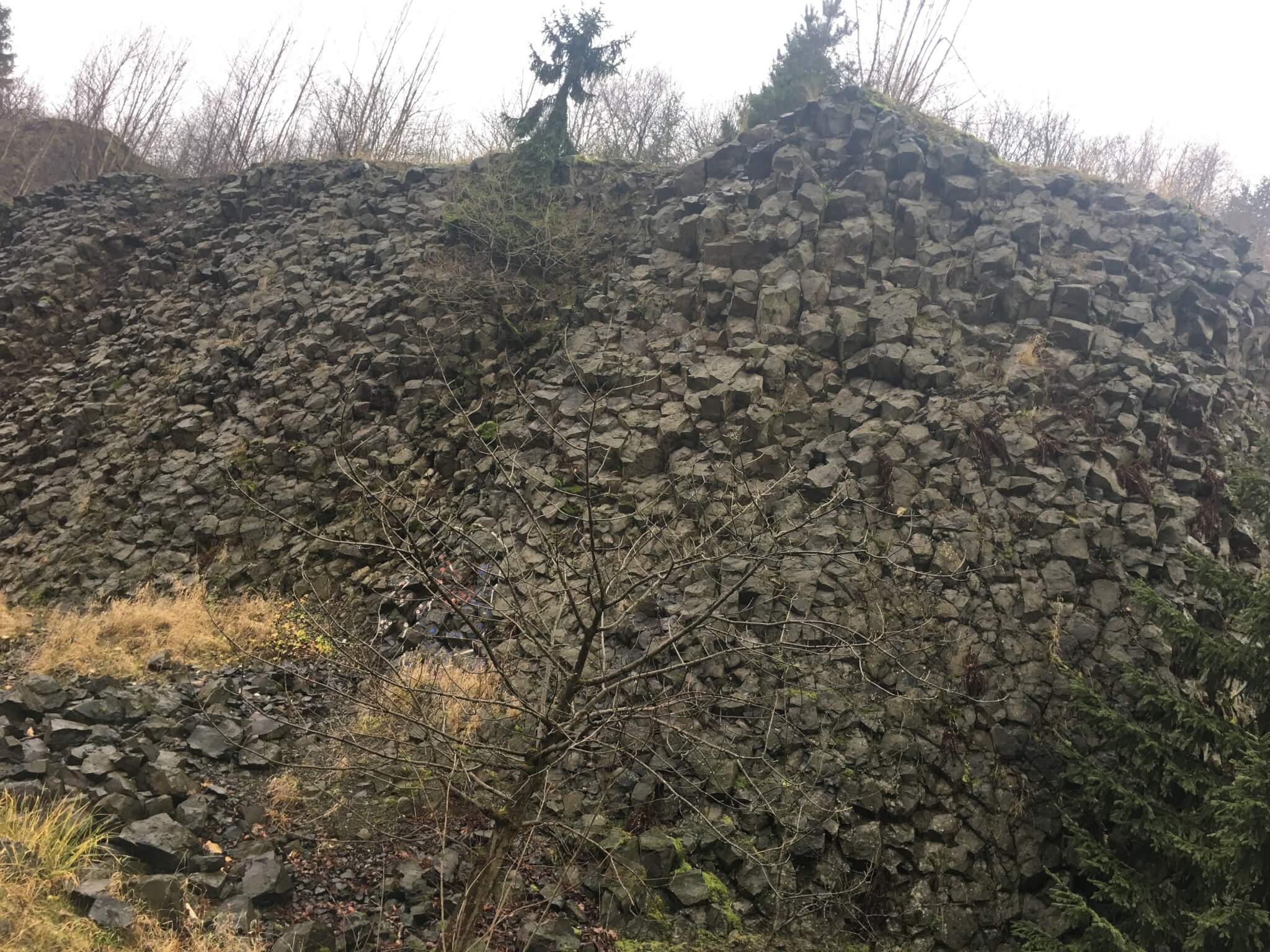 Basalt quarry, Hoher Hagen, Dransfeld