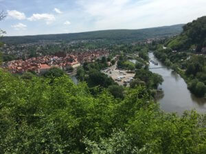 Werra, Fulda and Weser from the Weserliedanlage, Hann. Münden