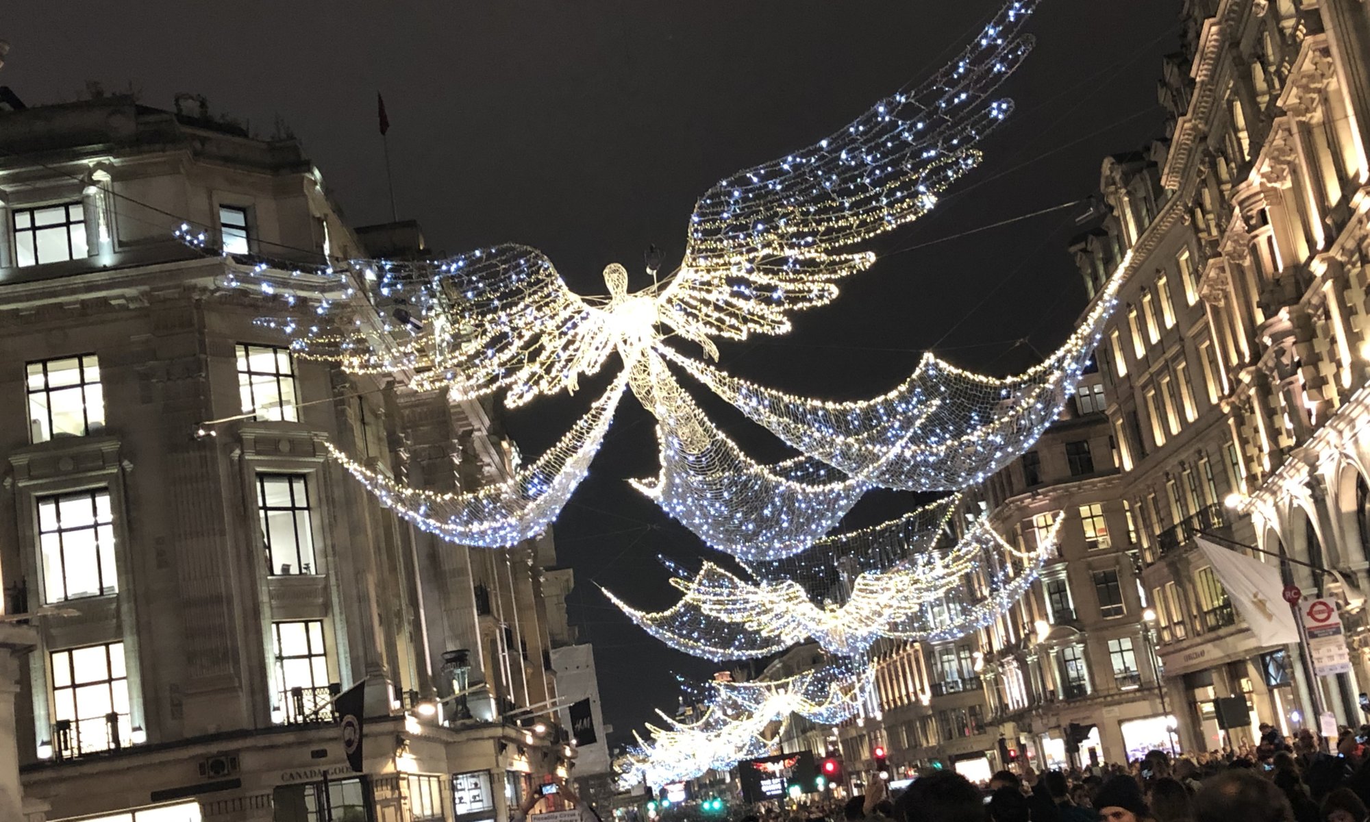 Christmas illumination, Regent street, London