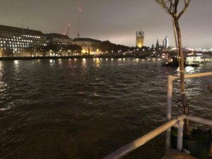 View from Tamesis Dock, London