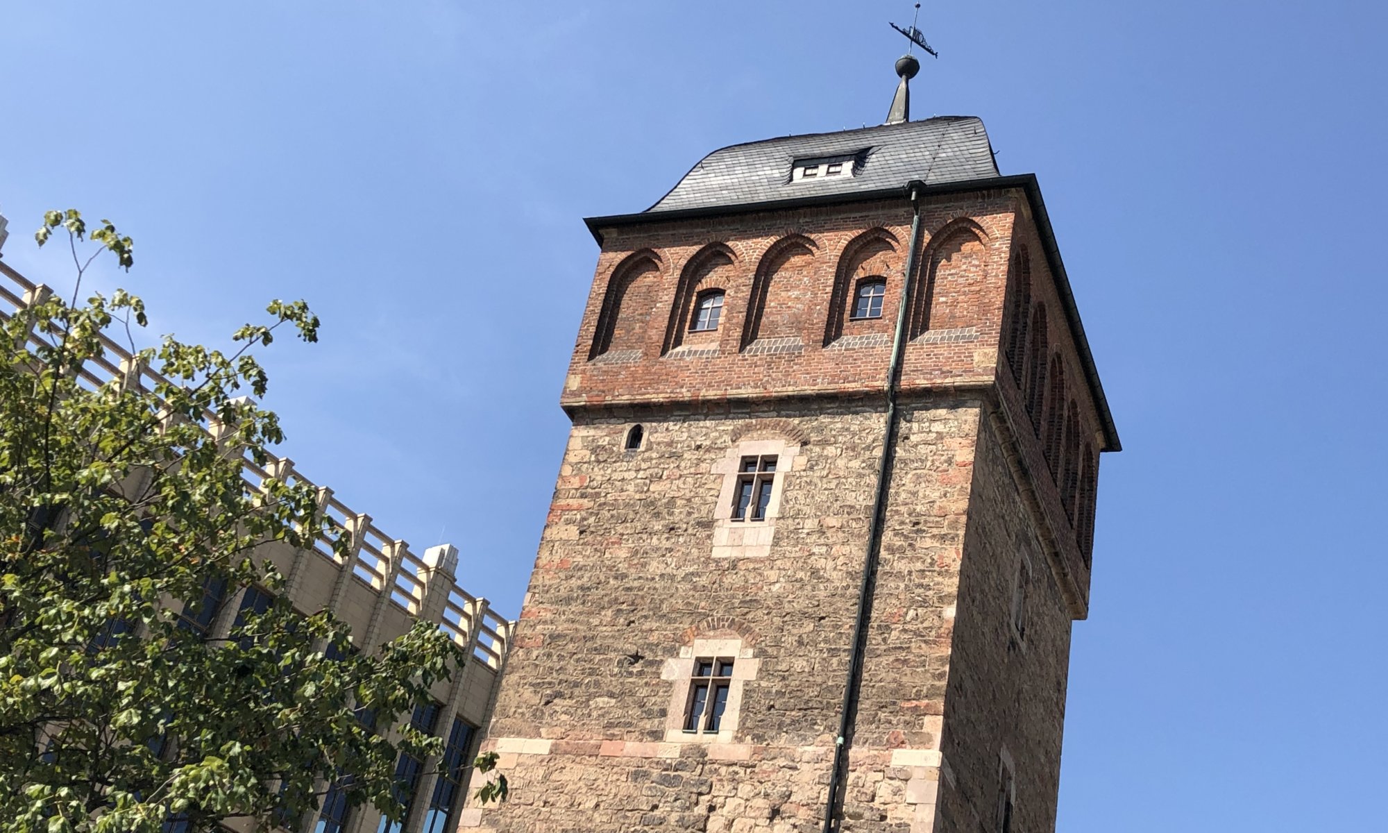 Chemnitz Karl Marx Stadt Burg Rabenstein Roter Turm Opernhaus Merian 0220 