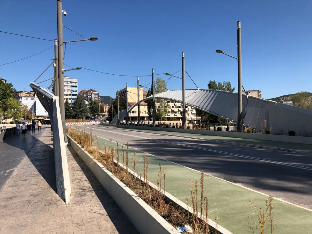Blocked Ibar bridge, Mitrovicë