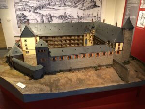 Model of the Welfenschloß, Stadtmuseum, Hann. Münden