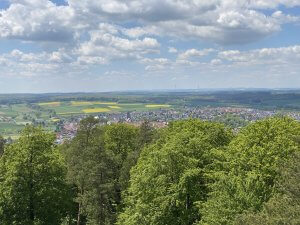 View from Ofenberg tower, Wolfhagen