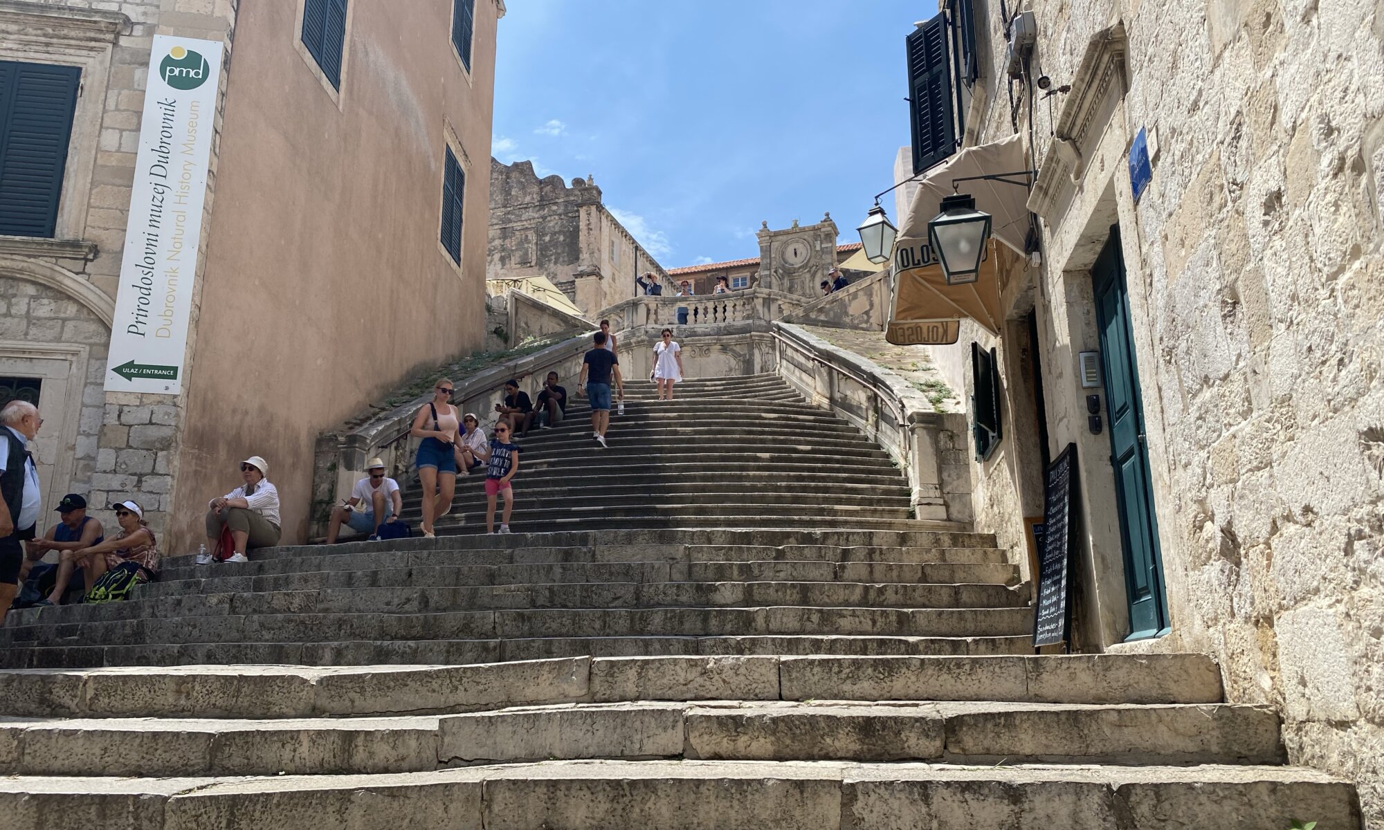Historic stairs, Dubrovnik