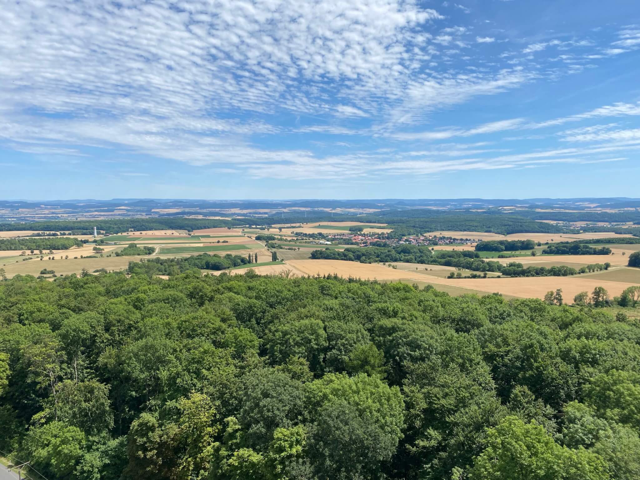 View from Gaußturm, Dransfeld