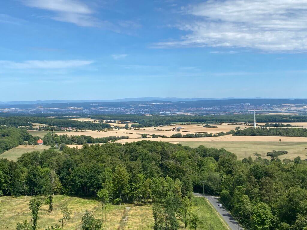 View from Gaußturm, Dransfeld