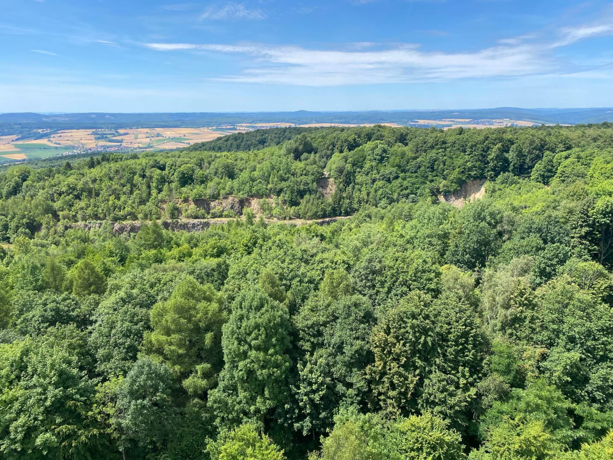 View from Gaußturm, Dransfeld