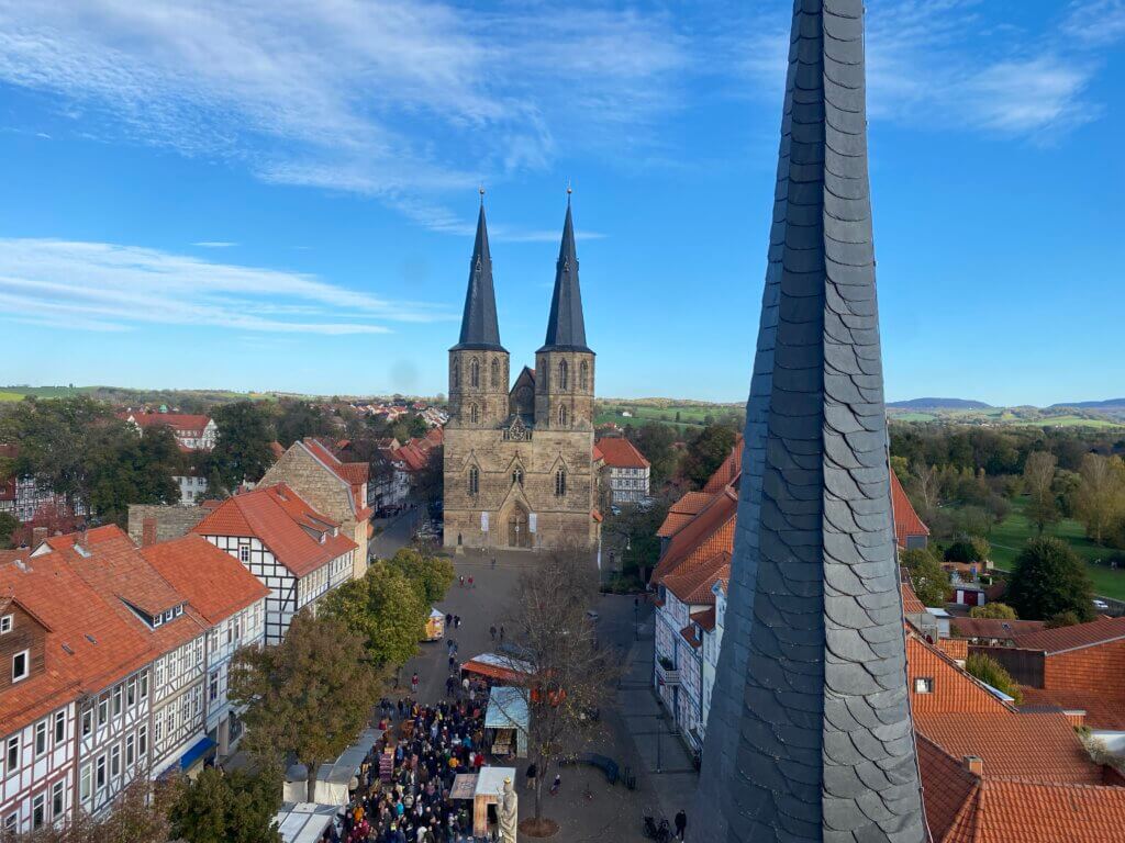 St. Cyriakus as seen from old town hall, Duderstadt