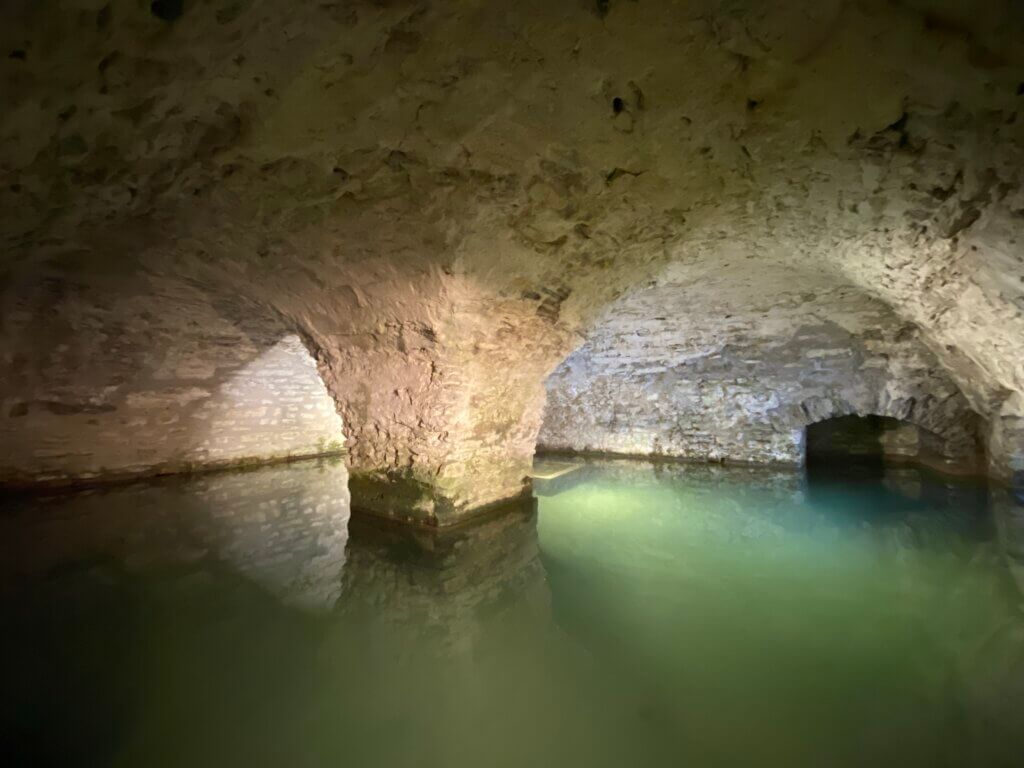 Underground Pader well, Kaiserpfalz, Paderborn