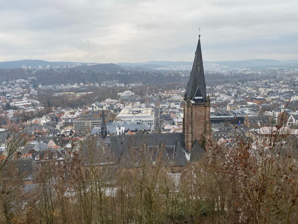 View from Landgrafenschloss, Marburg an der Lahn