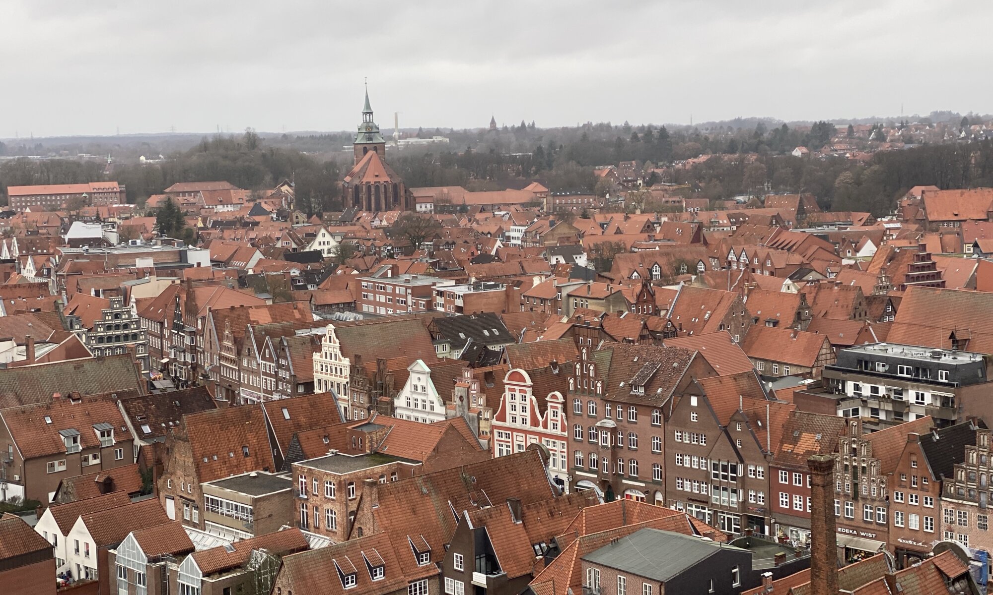 View from Wasserturm, Lüneburg