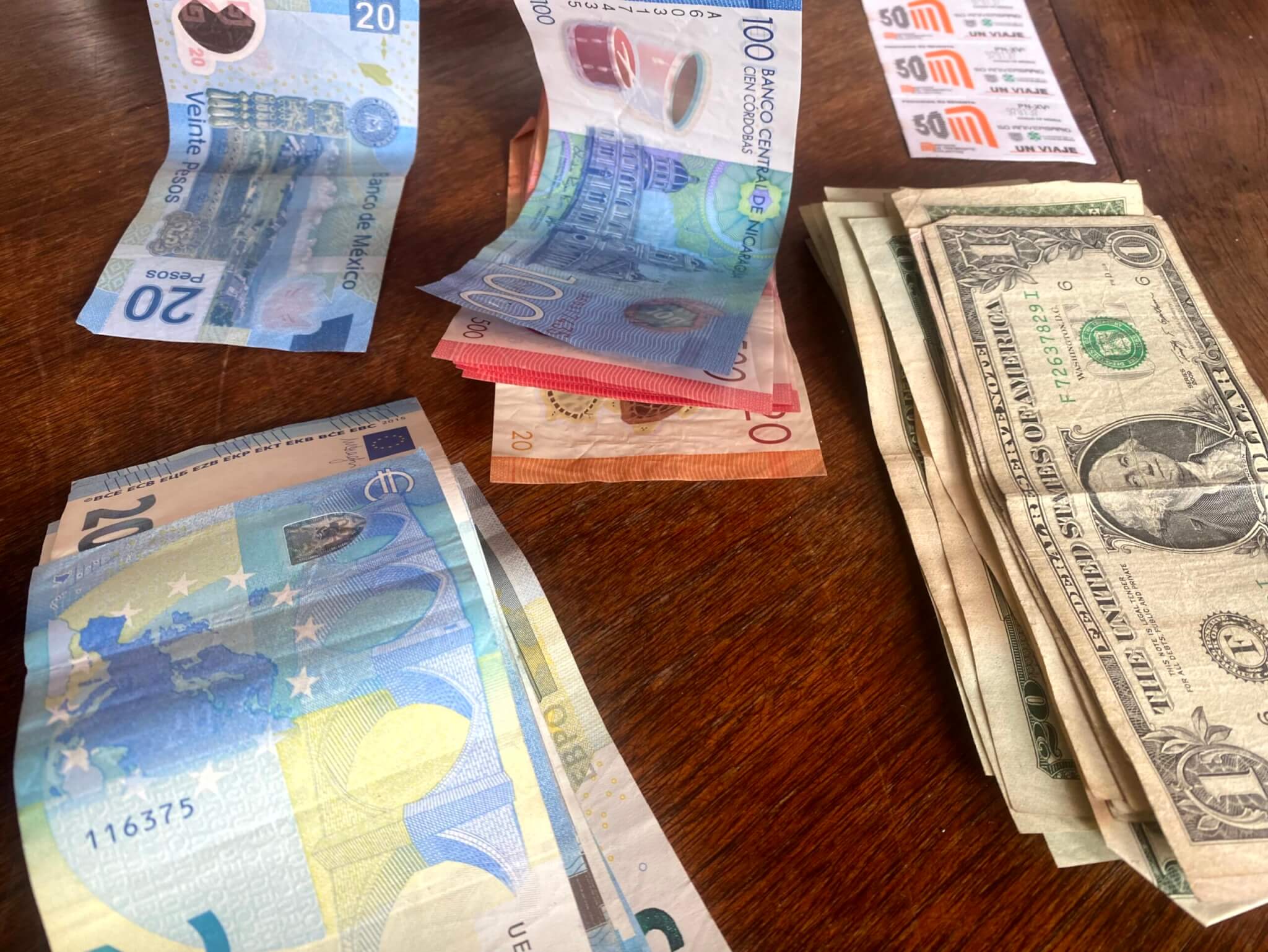 Córdoba Oro and USD / Two currencies in Nicaragua ⋆ The Passenger