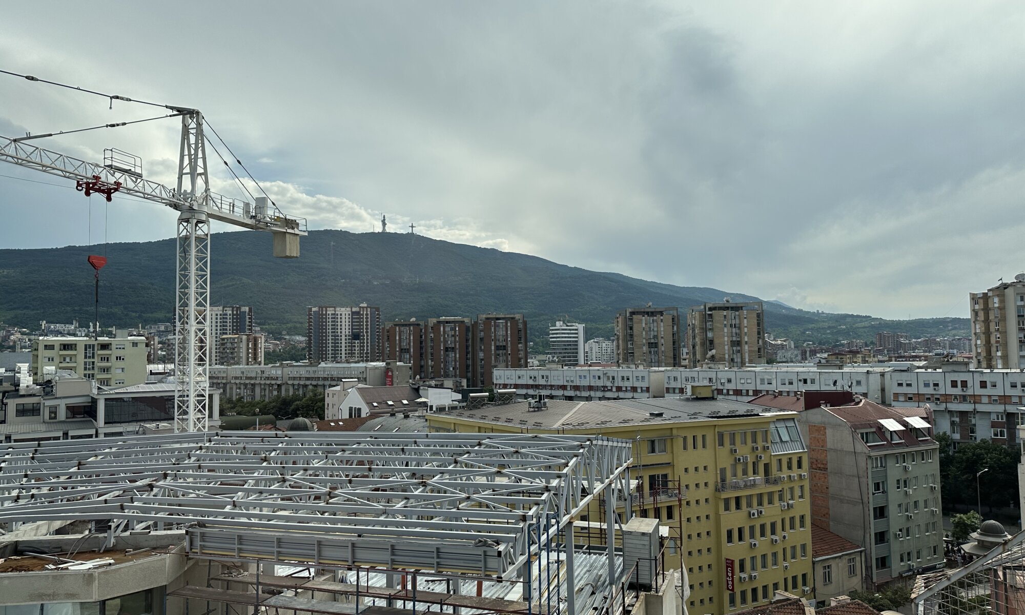 View from ibis Hotel, Скопје