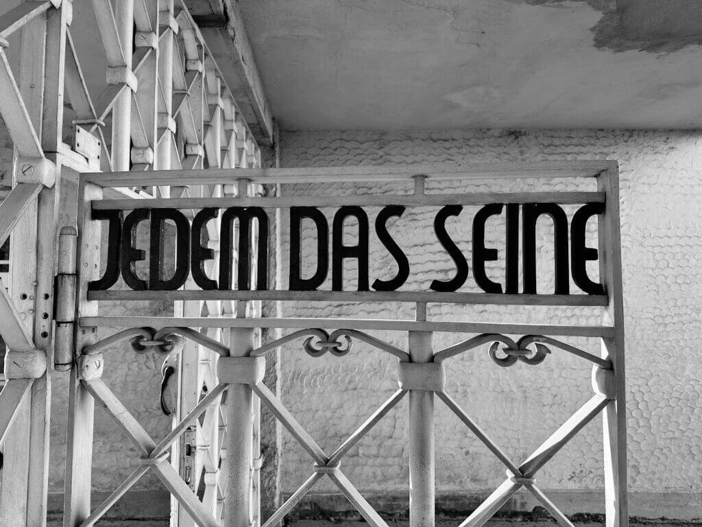 Camp gate inscription, Buchenwald