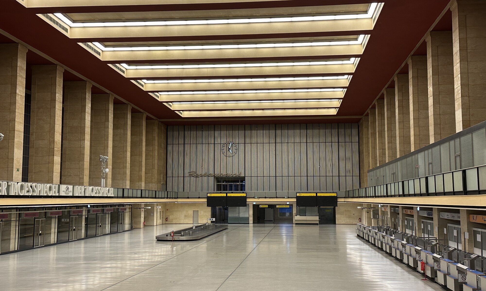 Main hall, Flughafen Tempelhof, Berlin