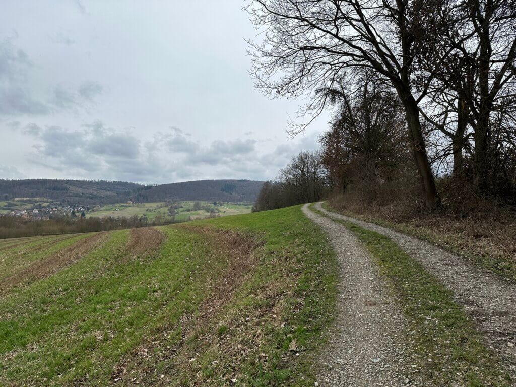 Way to Römerlager Hedemünden, Hann. Münden