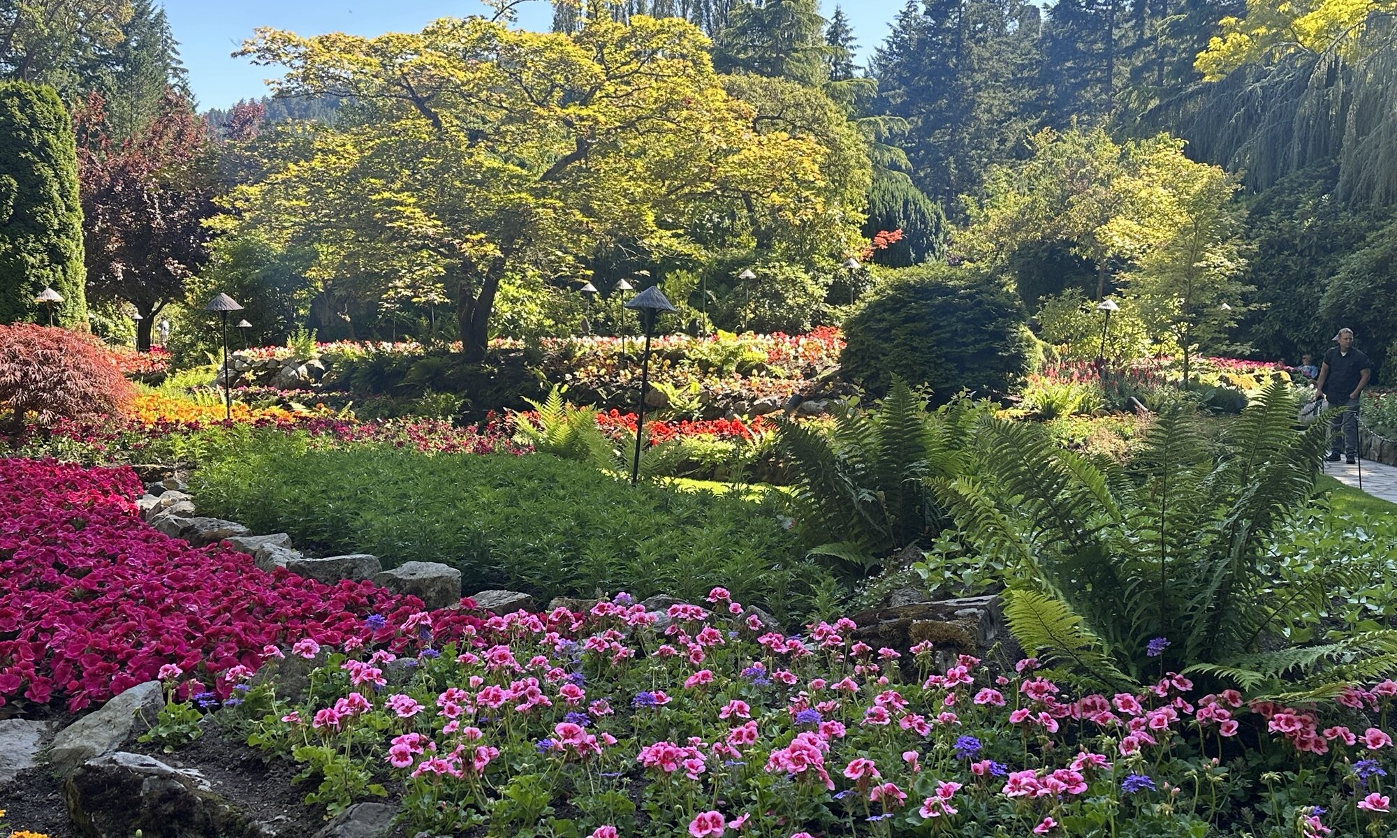 Butchart gardens, Vancouver island