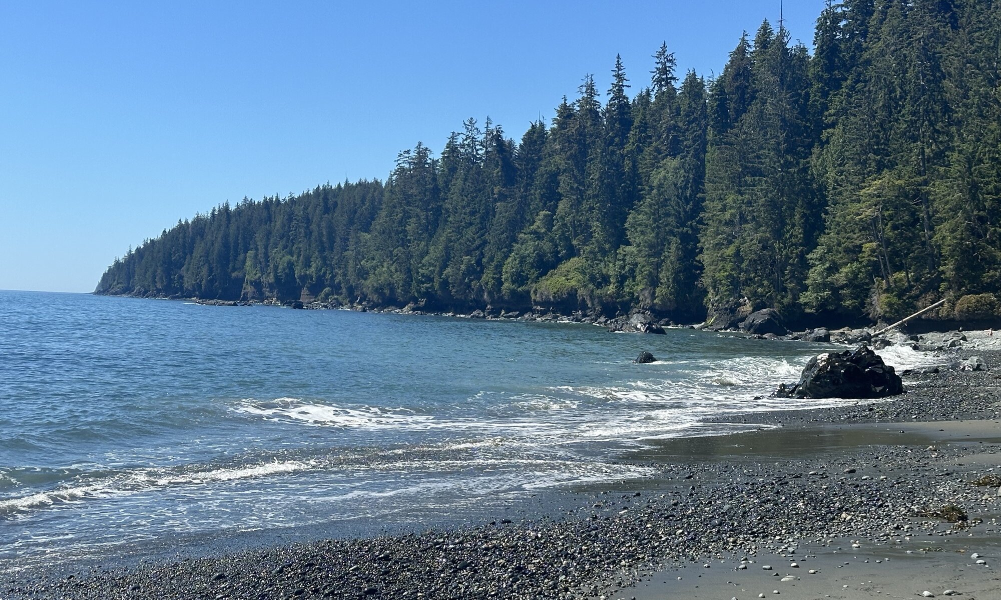 Mystic beach, Vancouver island