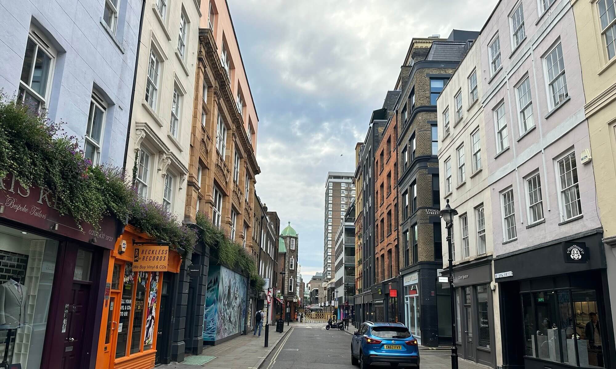 Oasis cover, Berwick street, London