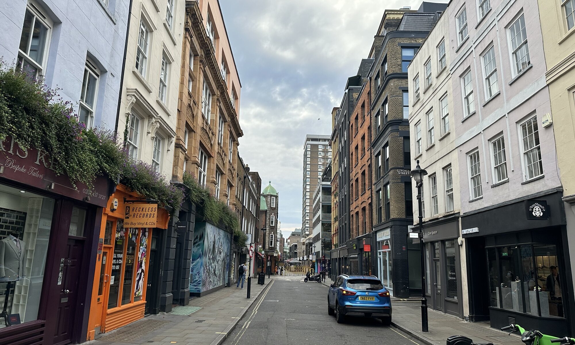 Oasis cover, Berwick street, London