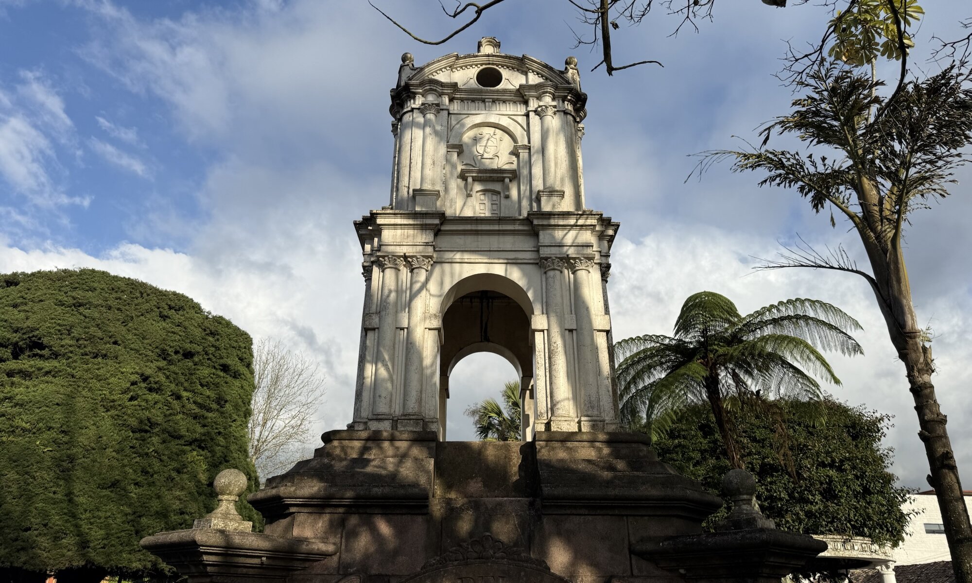 Torre del Reloj, Parque Central La Paz, Cobán