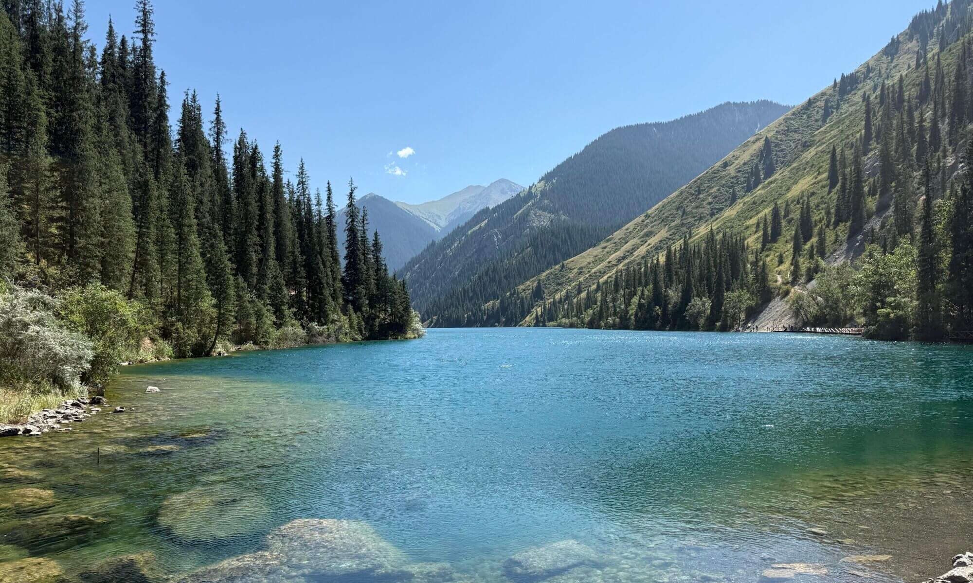 Kolsai lake, Құрменті