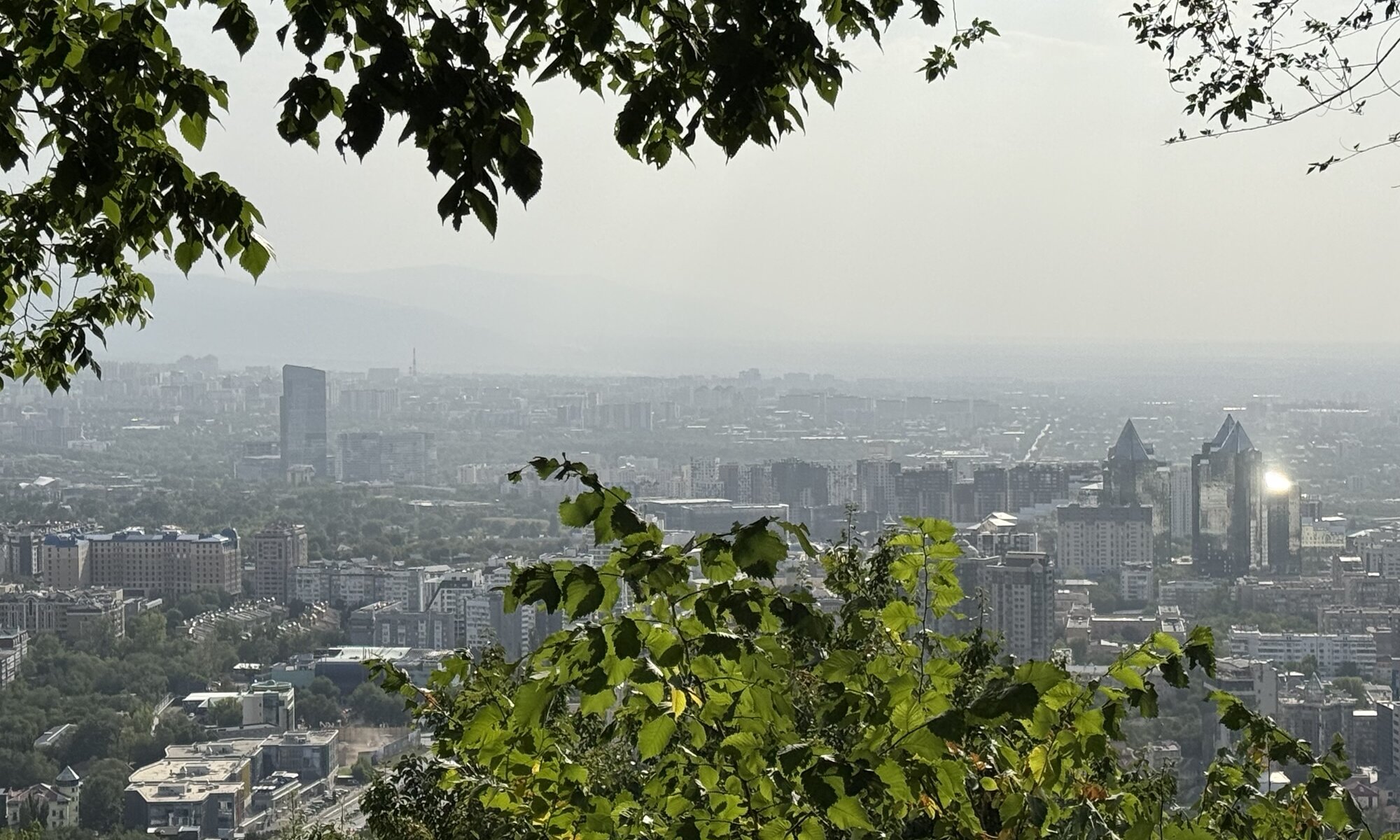 View from Көктөбе, Алматы