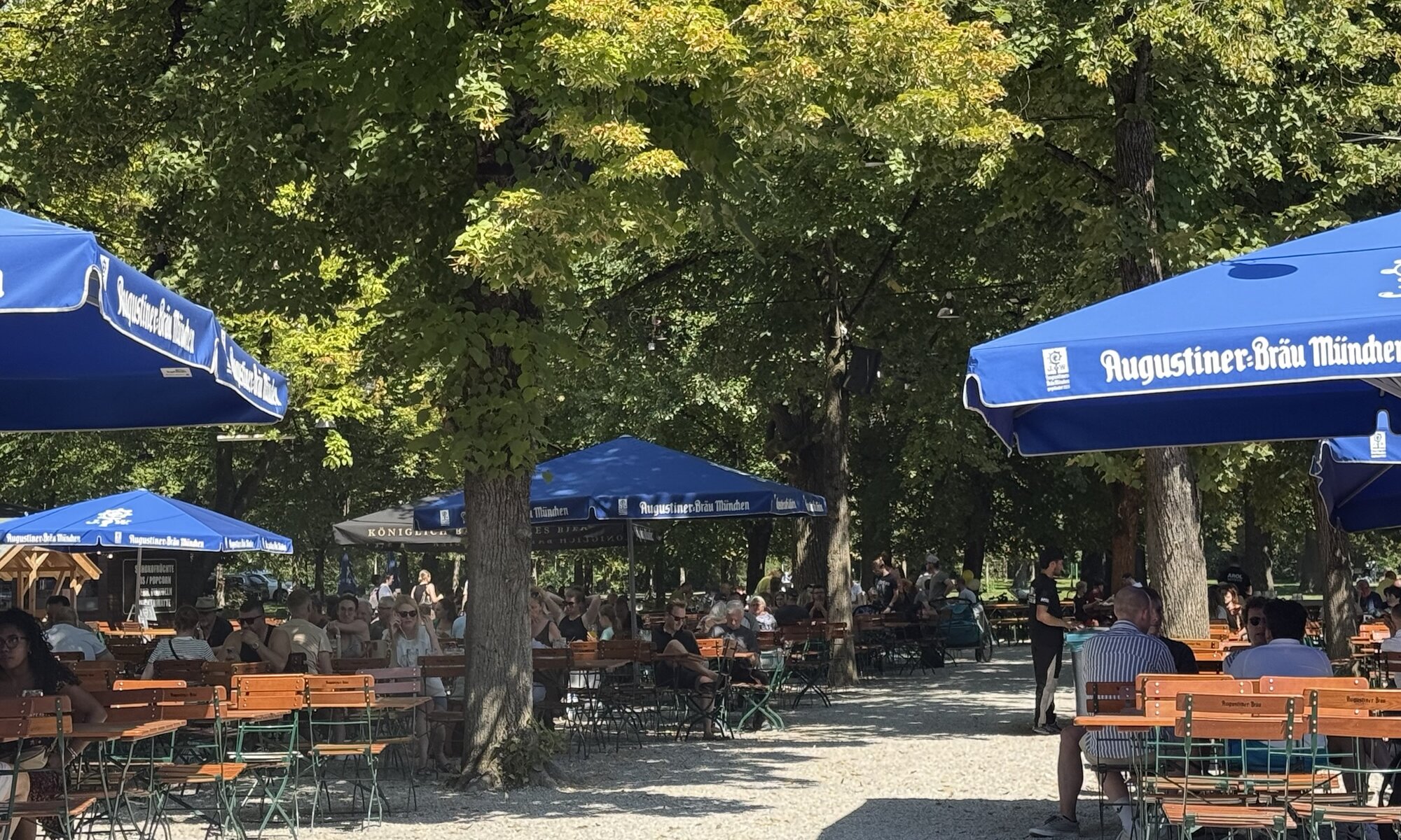 Biergarten im Hirschgarten, München