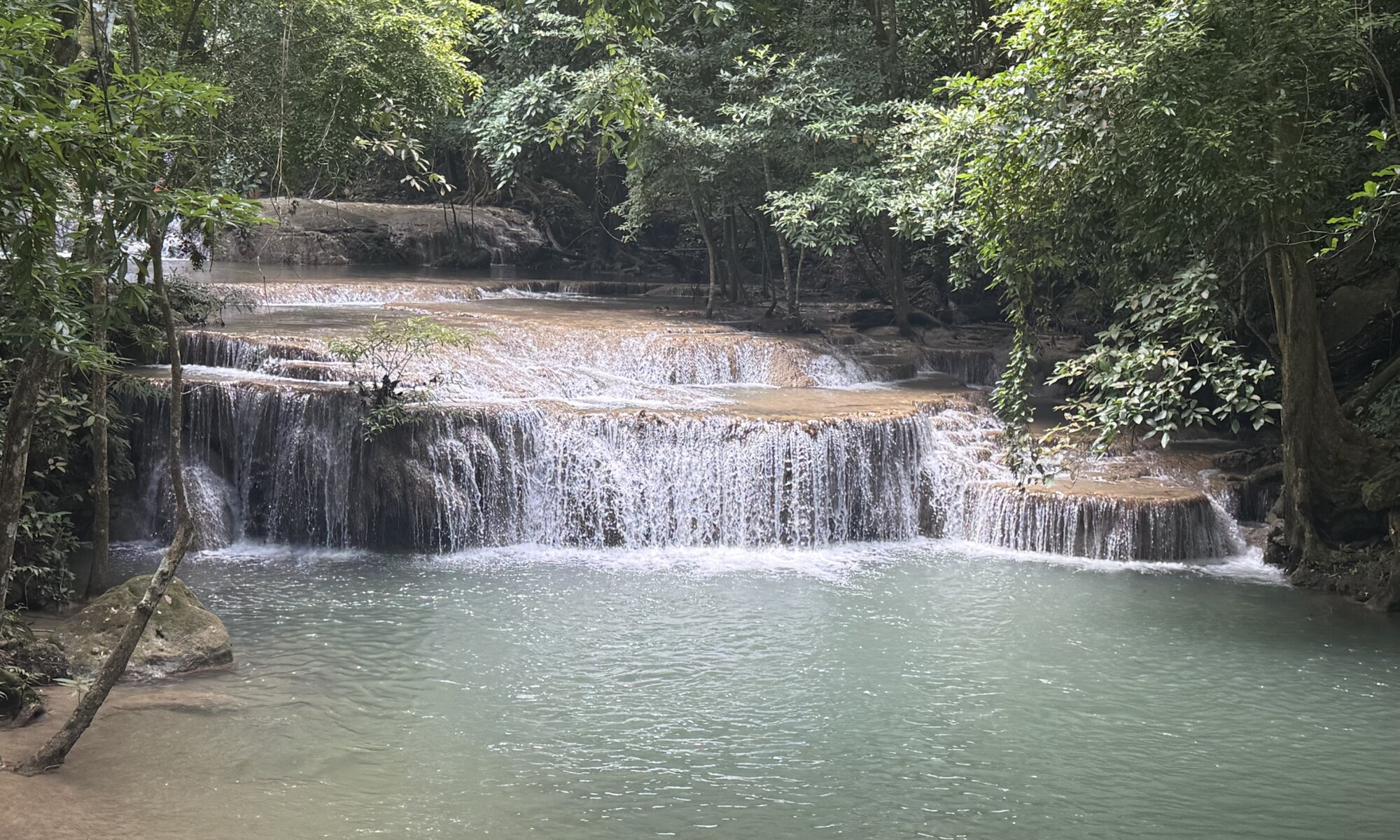 Erawan waterfall, กาญจนบุรี