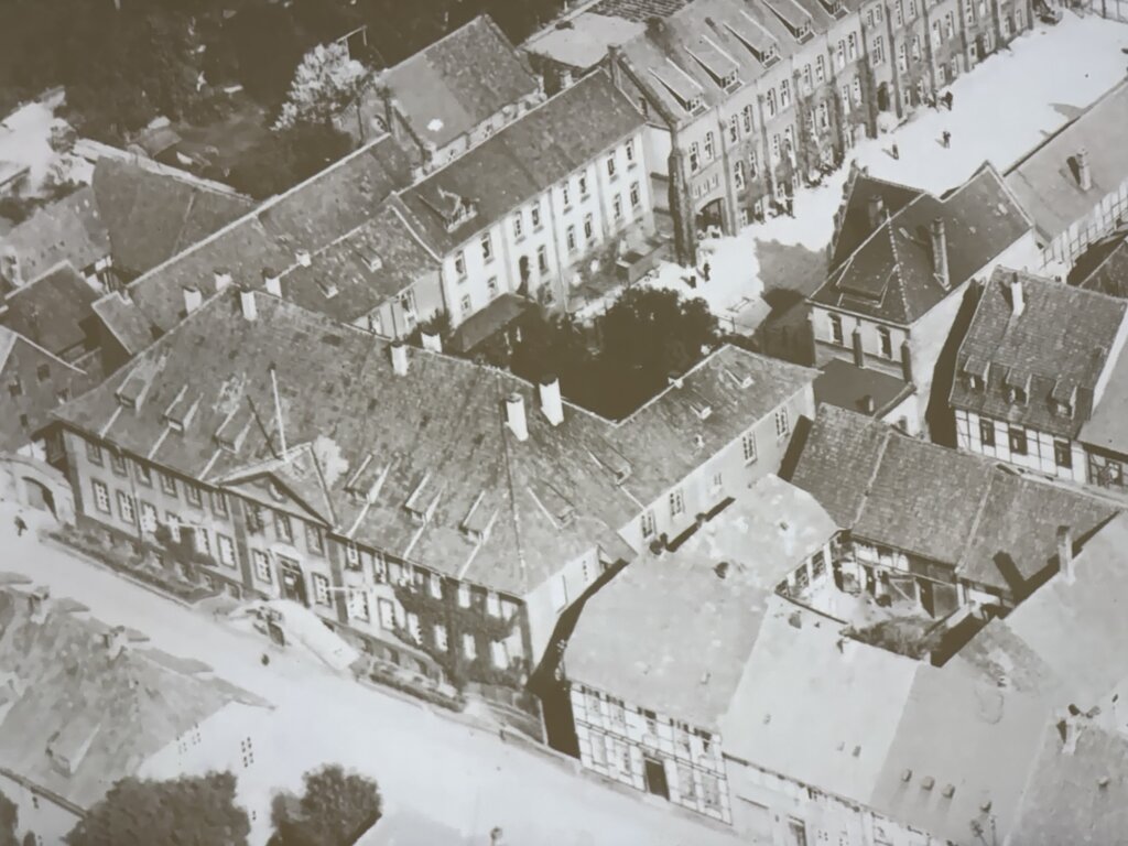 Historic aerial view, KZ Moringen