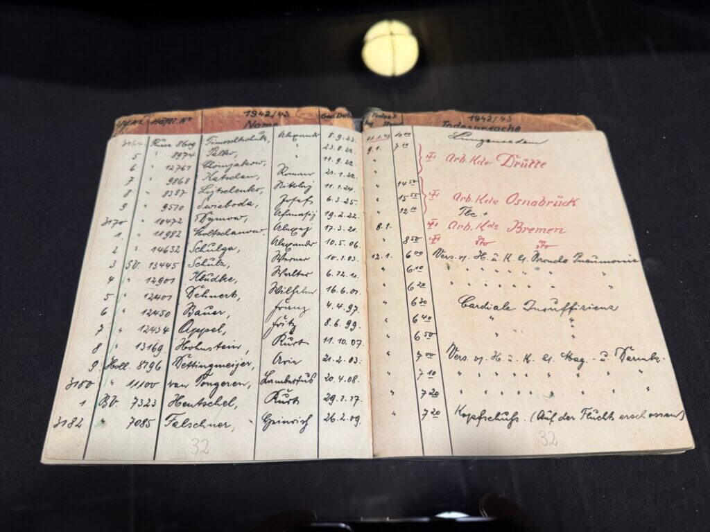 Totenbuch, KZ-Gedenkstätte Neuengamme, Hamburg