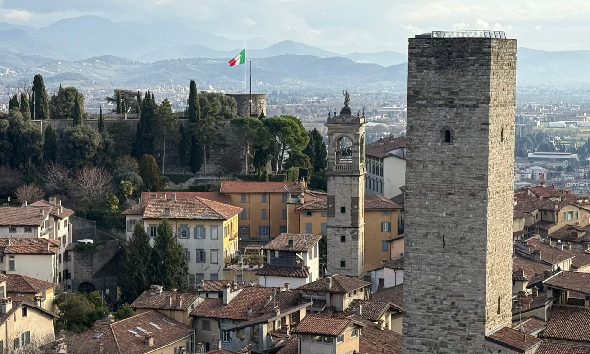 View from Campanone, Bergamo