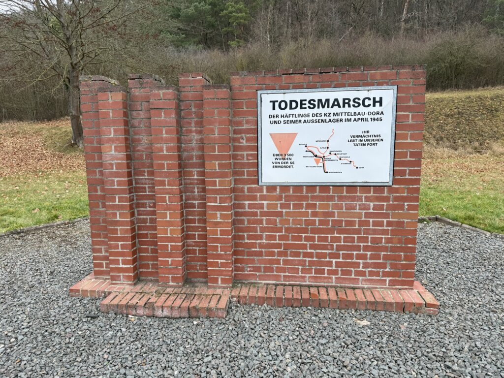 Todesmarsch memorial, KZ-Gedenkstätte Mittelbau-Dora, Nordhausen