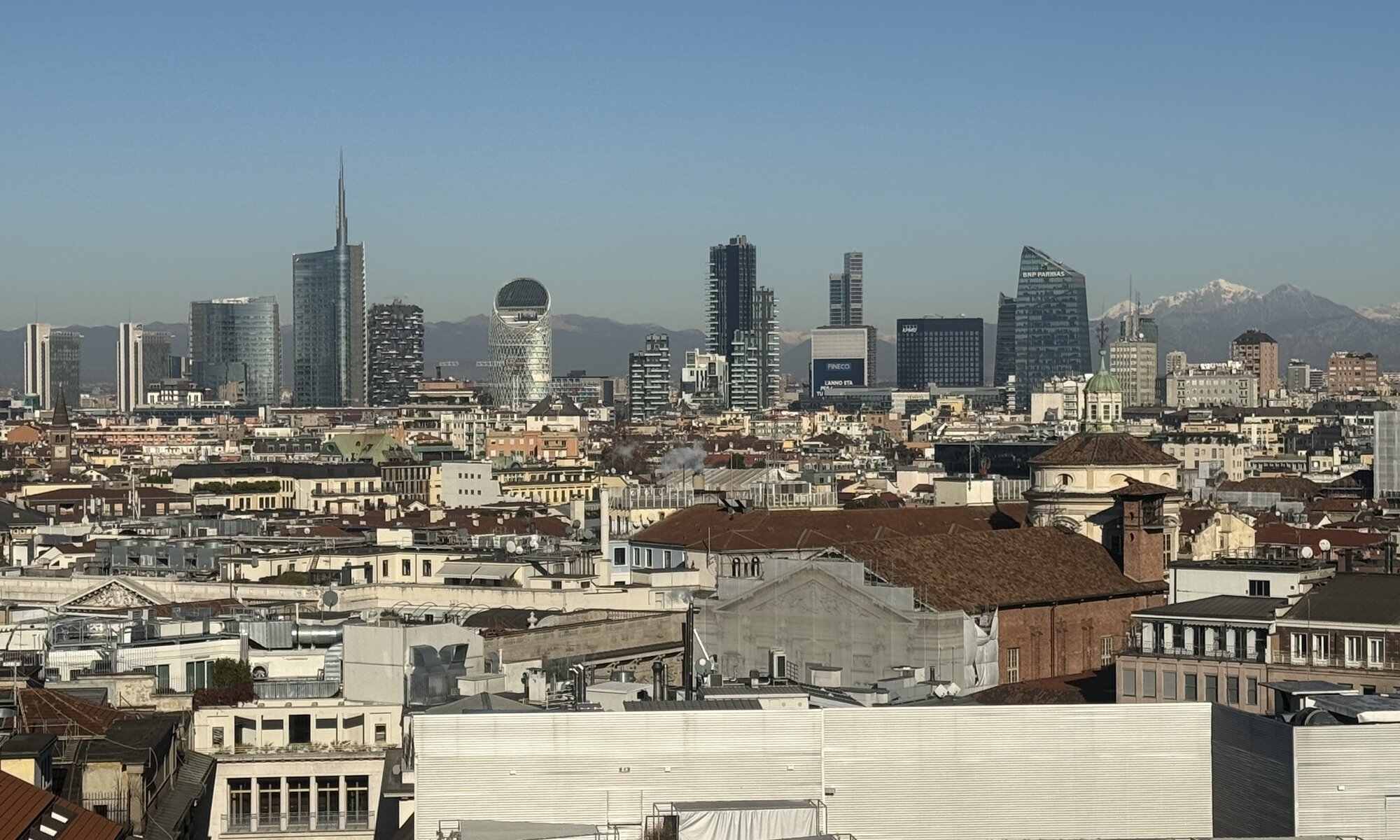 View from Duomo, Milano