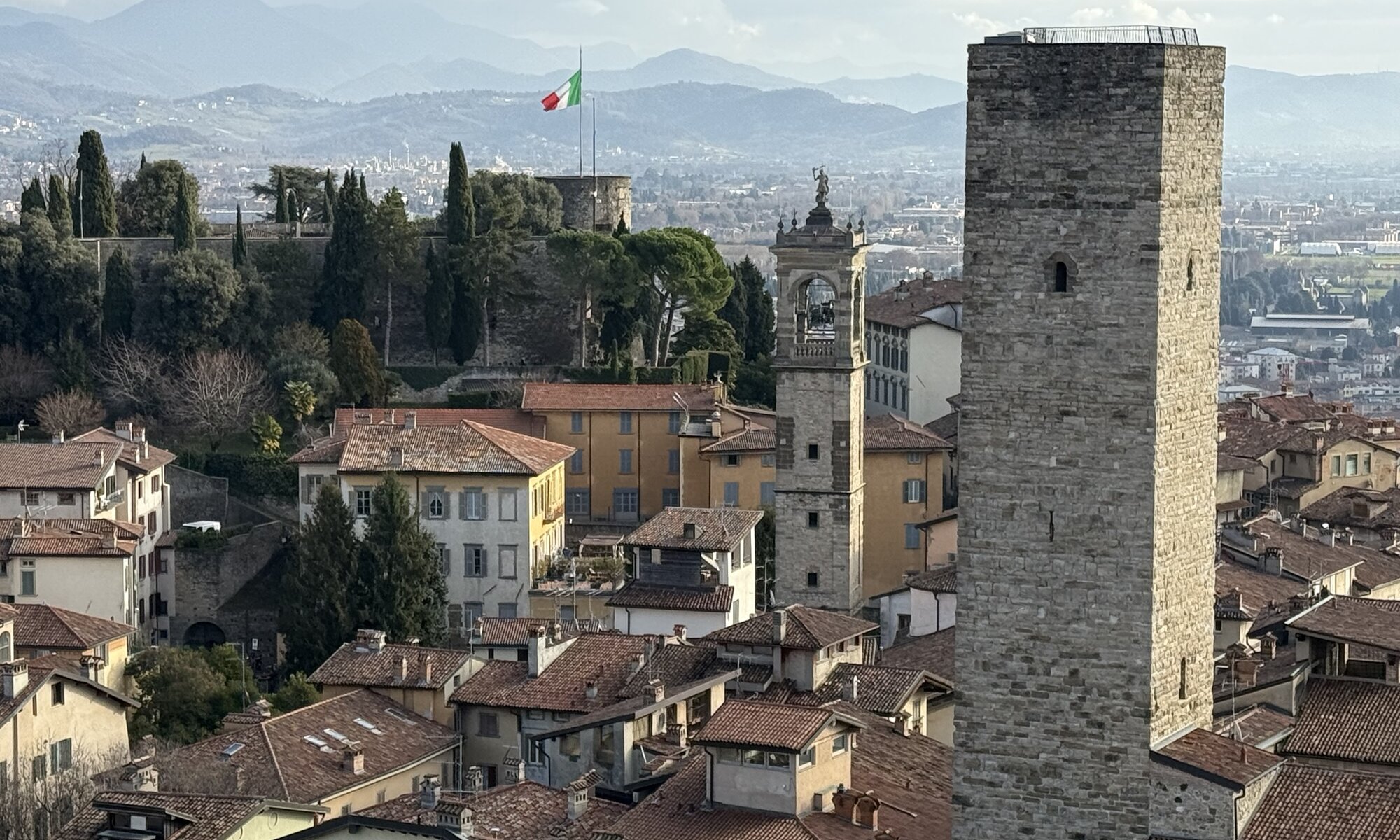 View from Campanone, Bergamo