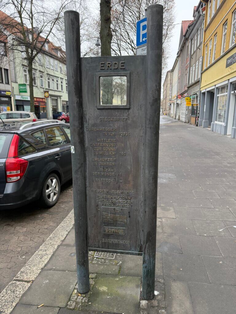 Erde, Planetenweg, Göttingen