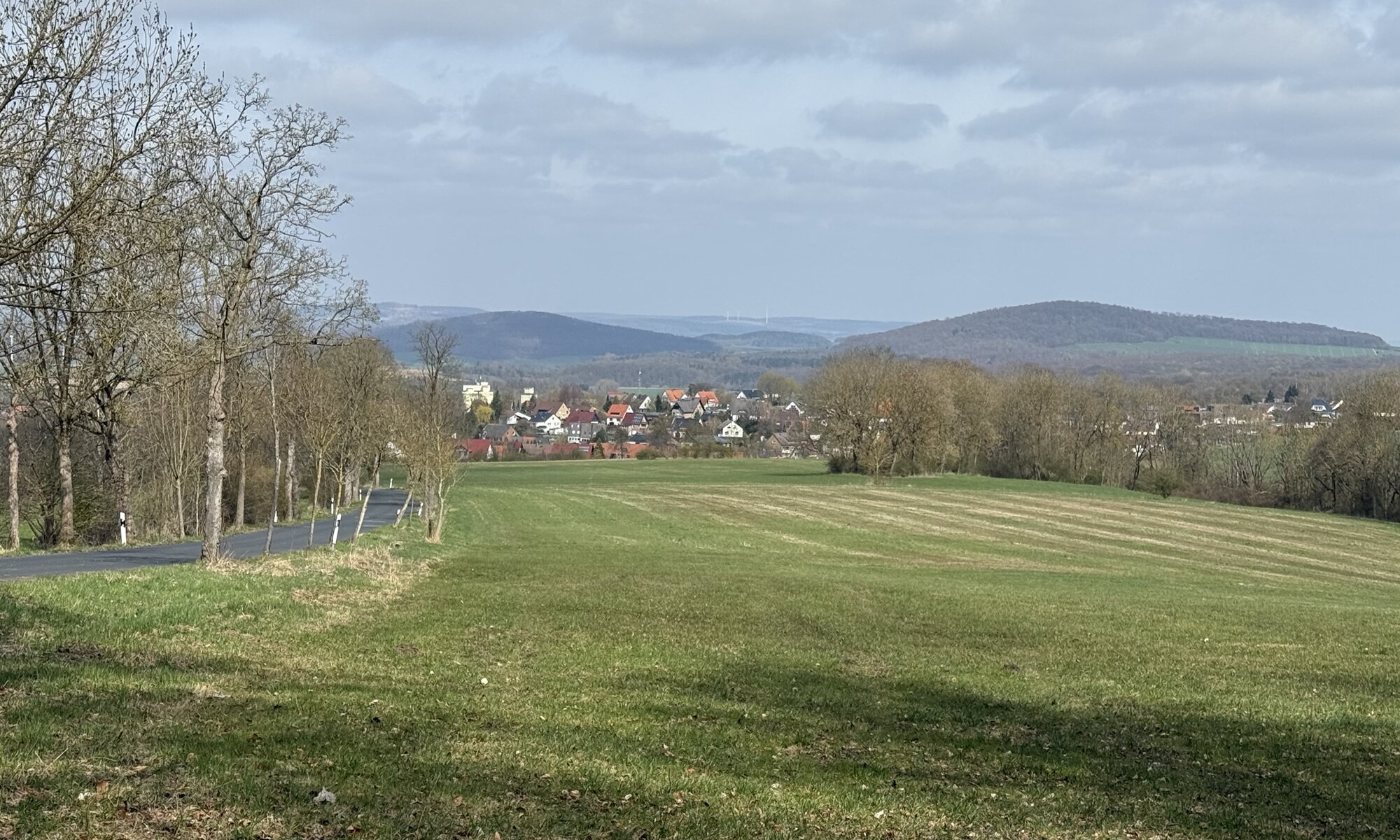 View from underneath the Hoher Hagen, Dransfeld