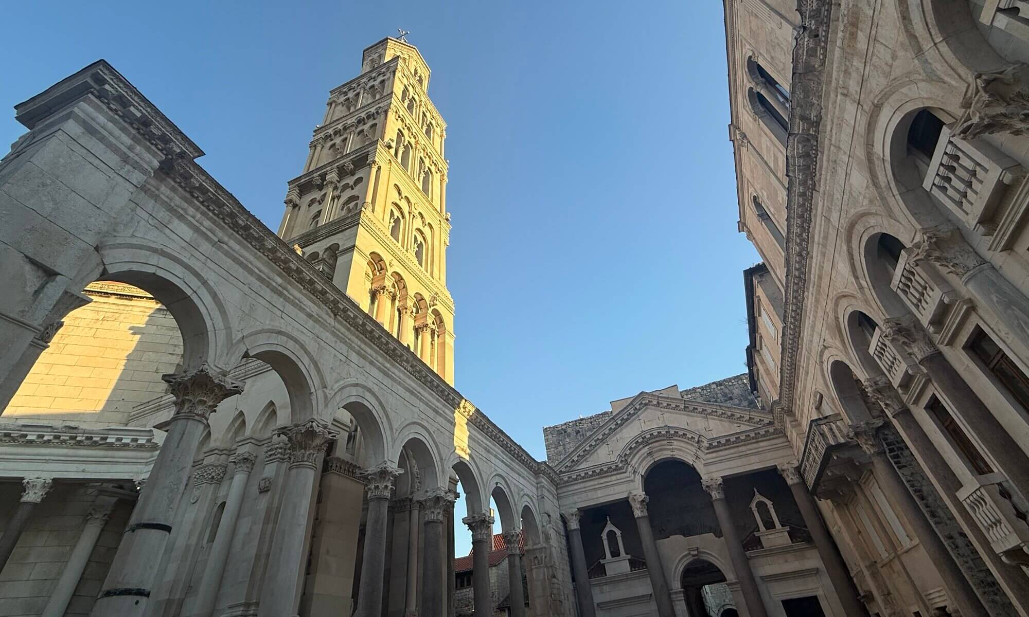 Peristyle of Diocletian's palace, Split