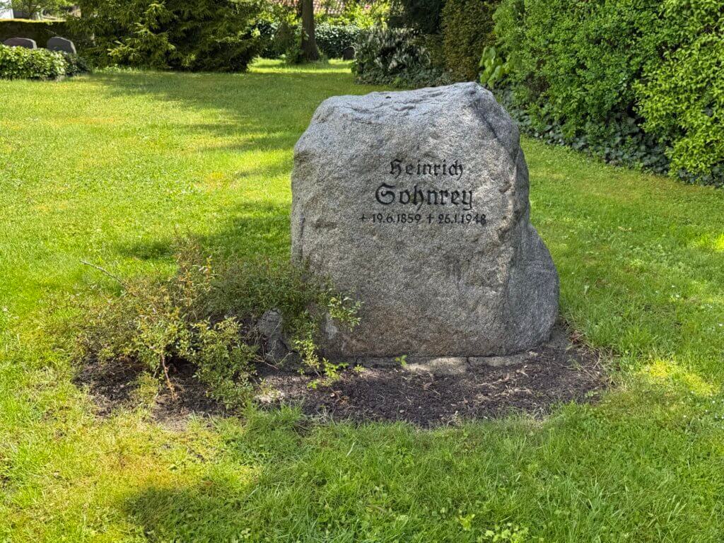 Grave of Heinrich Sohnrey, Jühnde