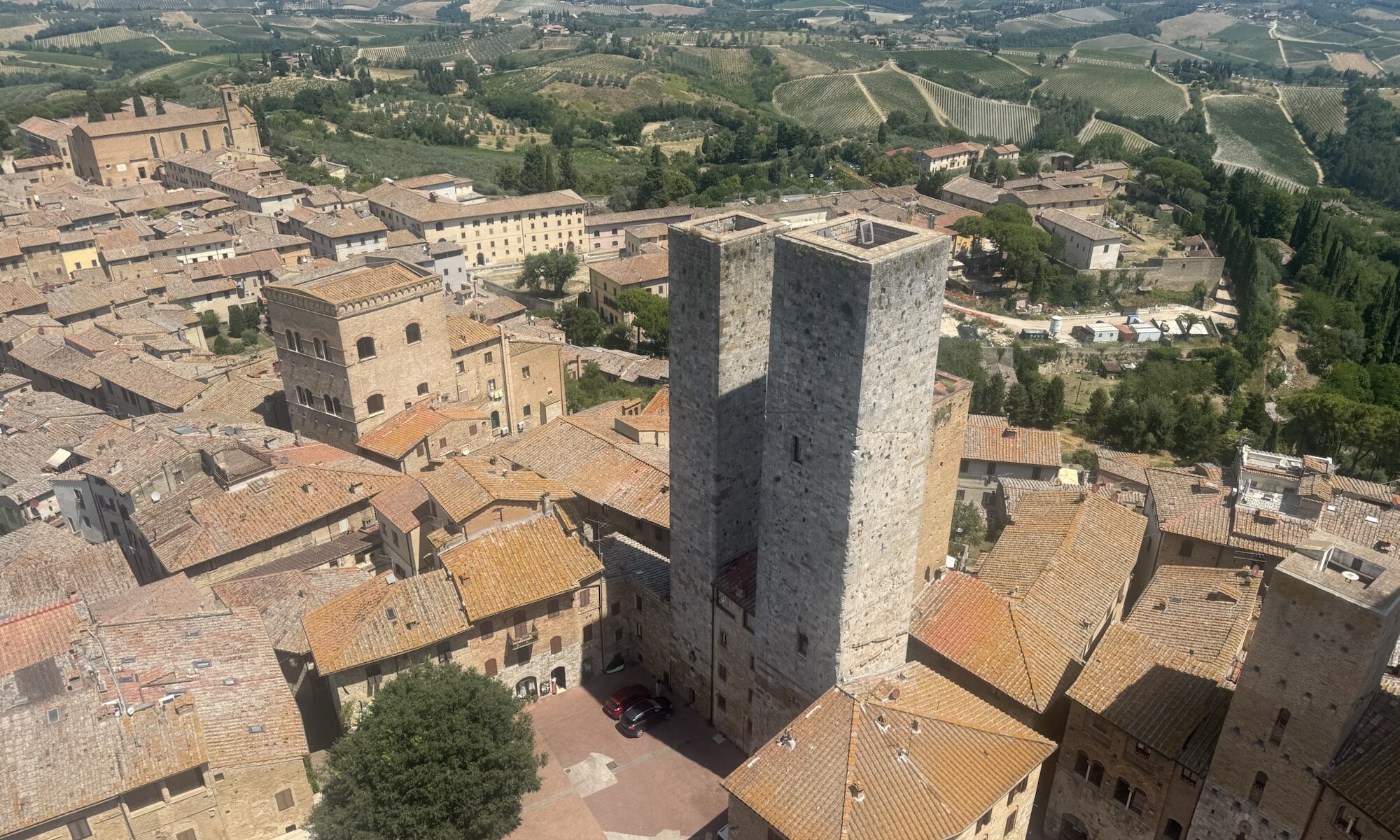 View from Torre Grossa, San Gimignano